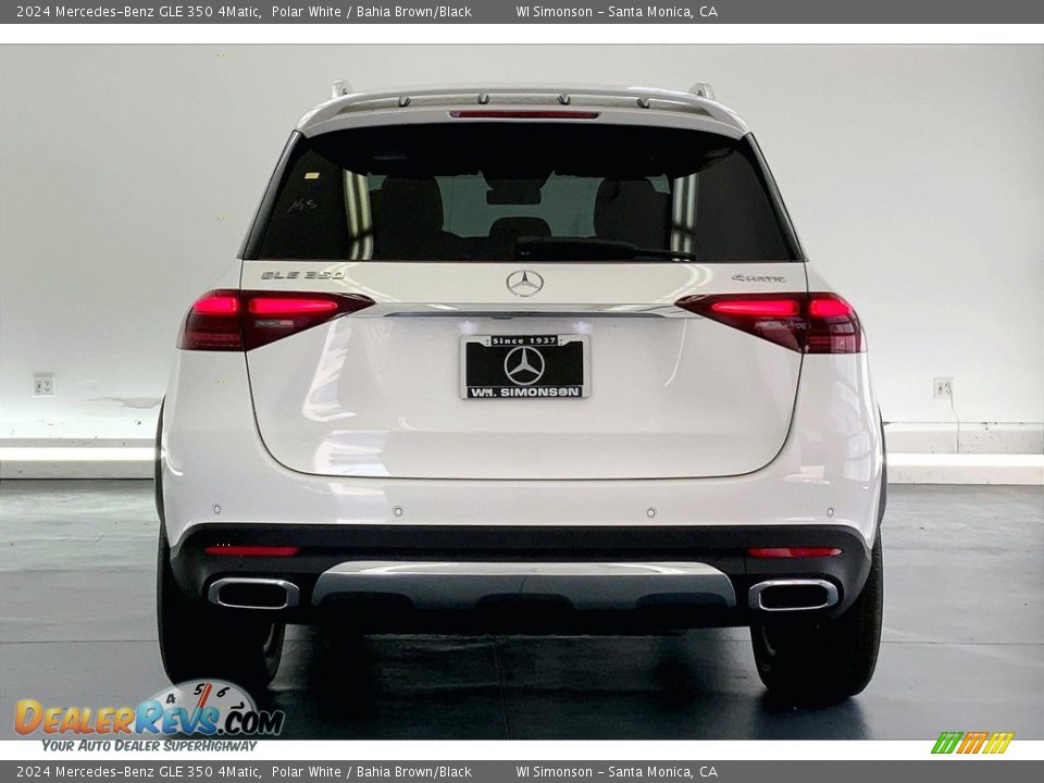 2024 Mercedes-Benz GLE 350 4Matic Polar White / Bahia Brown/Black Photo #3