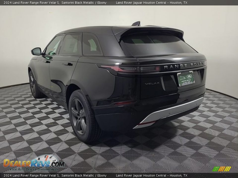 2024 Land Rover Range Rover Velar S Santorini Black Metallic / Ebony Photo #10