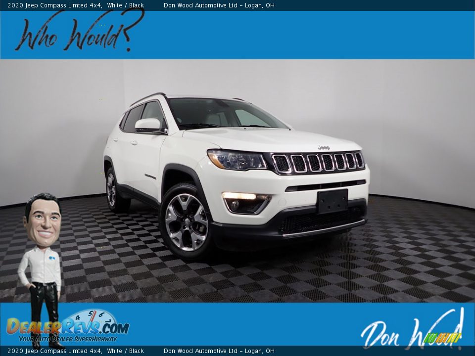 2020 Jeep Compass Limted 4x4 White / Black Photo #1