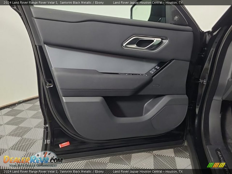 2024 Land Rover Range Rover Velar S Santorini Black Metallic / Ebony Photo #13