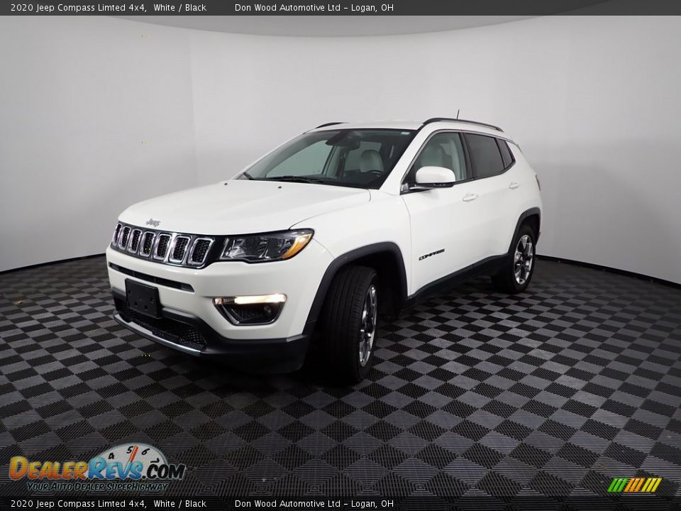 2020 Jeep Compass Limted 4x4 White / Black Photo #6