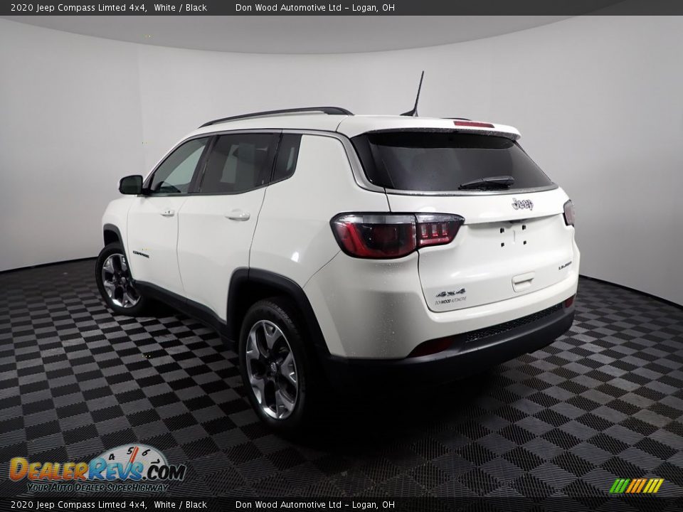 2020 Jeep Compass Limted 4x4 White / Black Photo #7