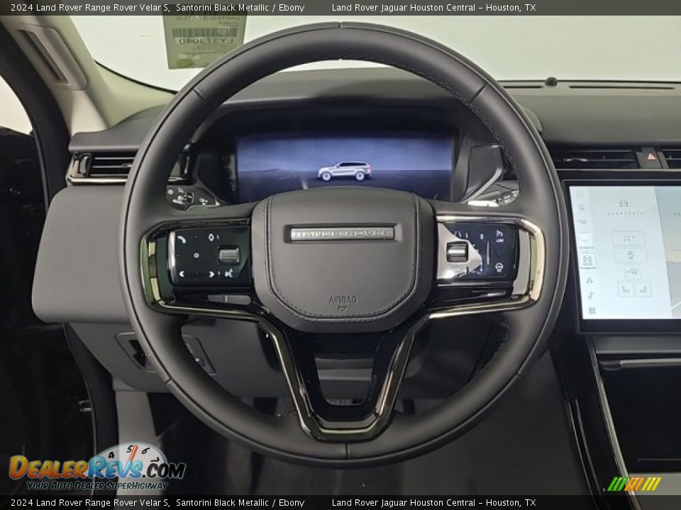 2024 Land Rover Range Rover Velar S Santorini Black Metallic / Ebony Photo #16