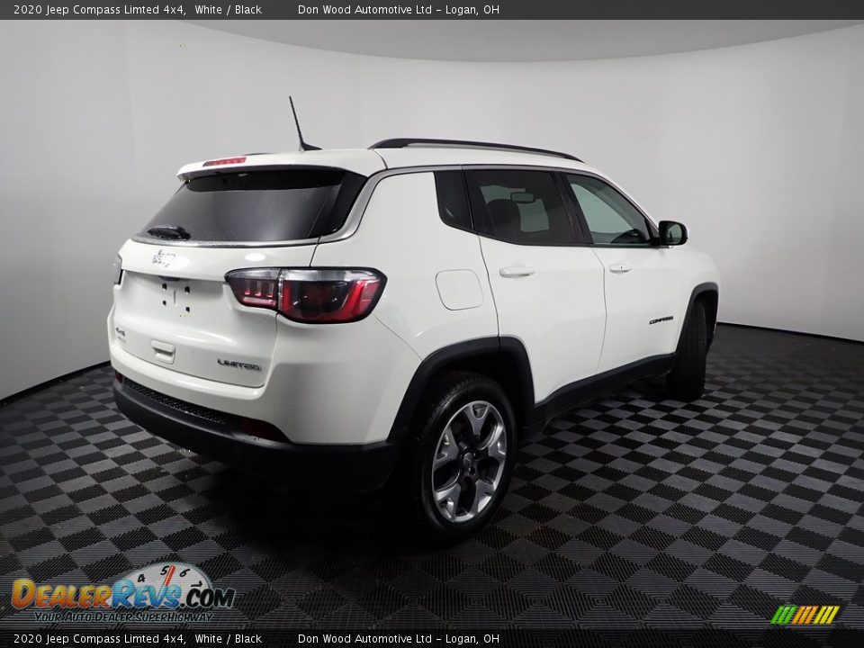 2020 Jeep Compass Limted 4x4 White / Black Photo #11