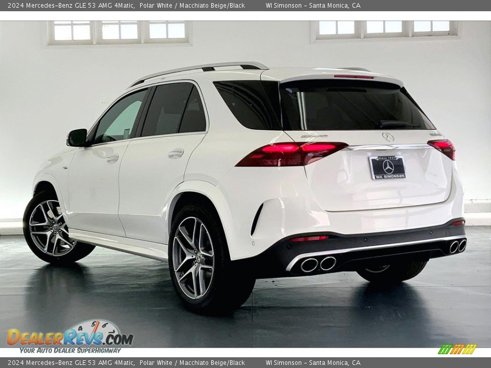 2024 Mercedes-Benz GLE 53 AMG 4Matic Polar White / Macchiato Beige/Black Photo #2