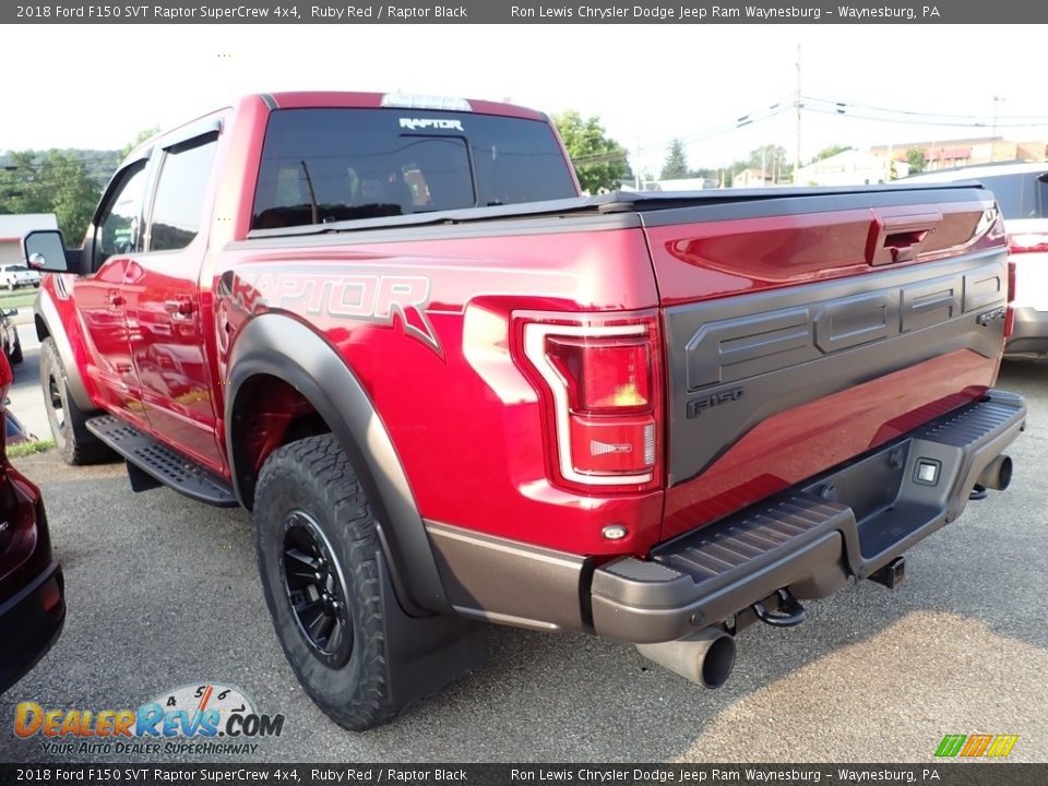 2018 Ford F150 SVT Raptor SuperCrew 4x4 Ruby Red / Raptor Black Photo #2