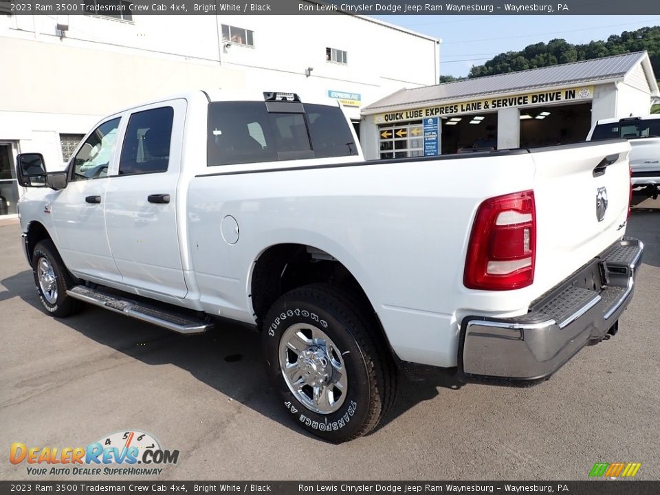 2023 Ram 3500 Tradesman Crew Cab 4x4 Bright White / Black Photo #3