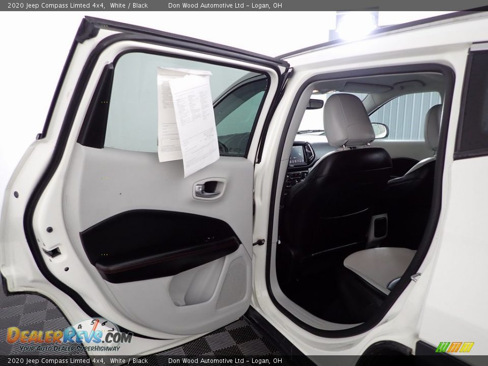 2020 Jeep Compass Limted 4x4 White / Black Photo #22