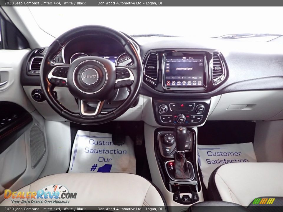 2020 Jeep Compass Limted 4x4 White / Black Photo #24