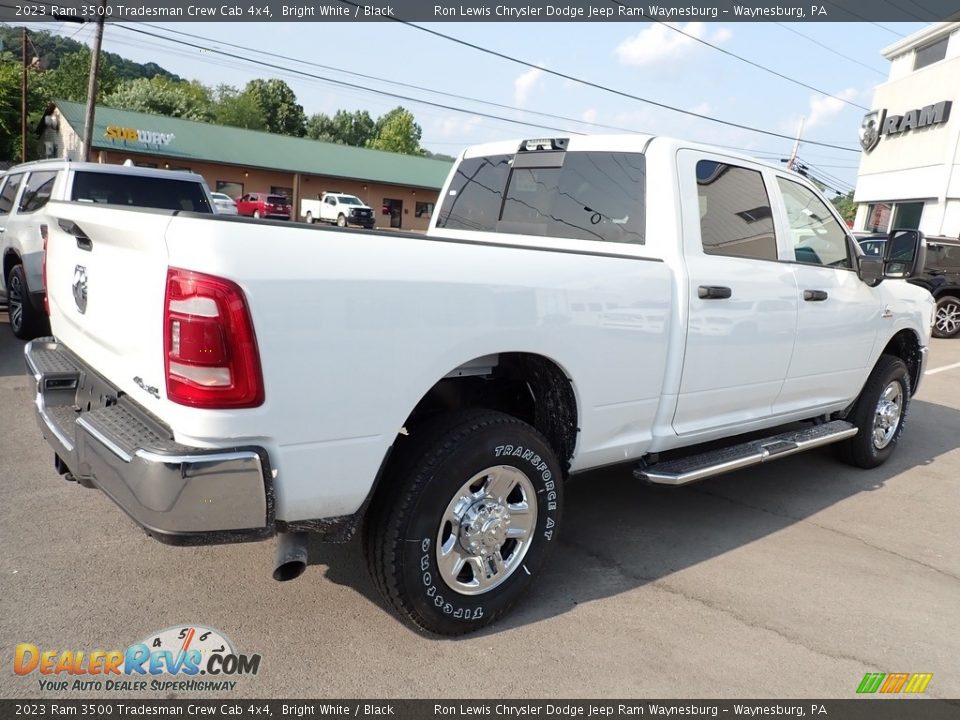 2023 Ram 3500 Tradesman Crew Cab 4x4 Bright White / Black Photo #6