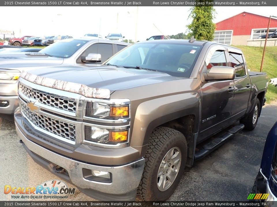 2015 Chevrolet Silverado 1500 LT Crew Cab 4x4 Brownstone Metallic / Jet Black Photo #1