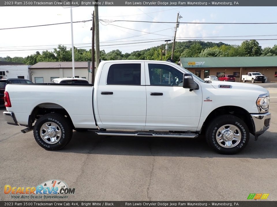 2023 Ram 3500 Tradesman Crew Cab 4x4 Bright White / Black Photo #7