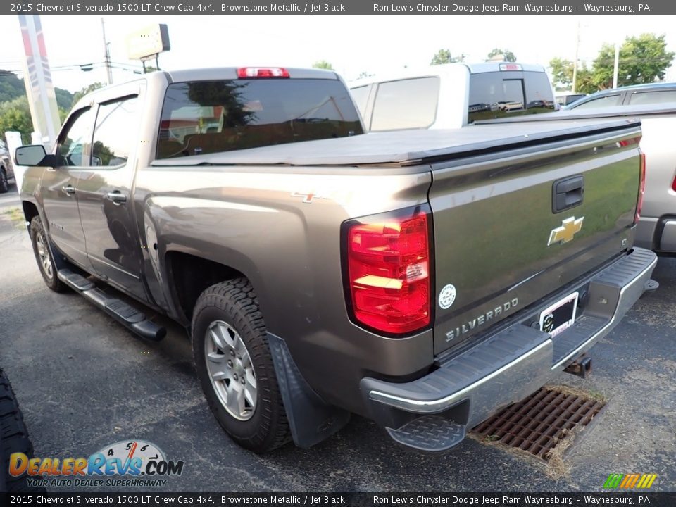 2015 Chevrolet Silverado 1500 LT Crew Cab 4x4 Brownstone Metallic / Jet Black Photo #2