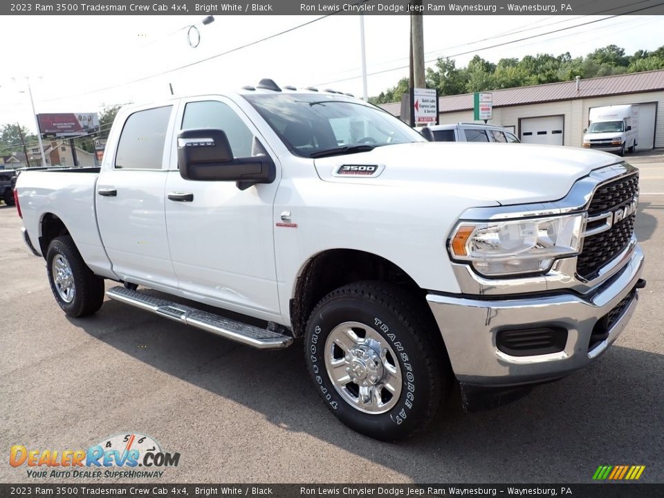 2023 Ram 3500 Tradesman Crew Cab 4x4 Bright White / Black Photo #8