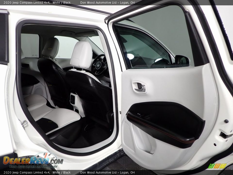 2020 Jeep Compass Limted 4x4 White / Black Photo #27