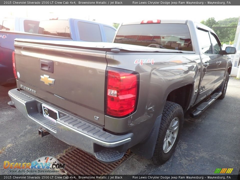 2015 Chevrolet Silverado 1500 LT Crew Cab 4x4 Brownstone Metallic / Jet Black Photo #3