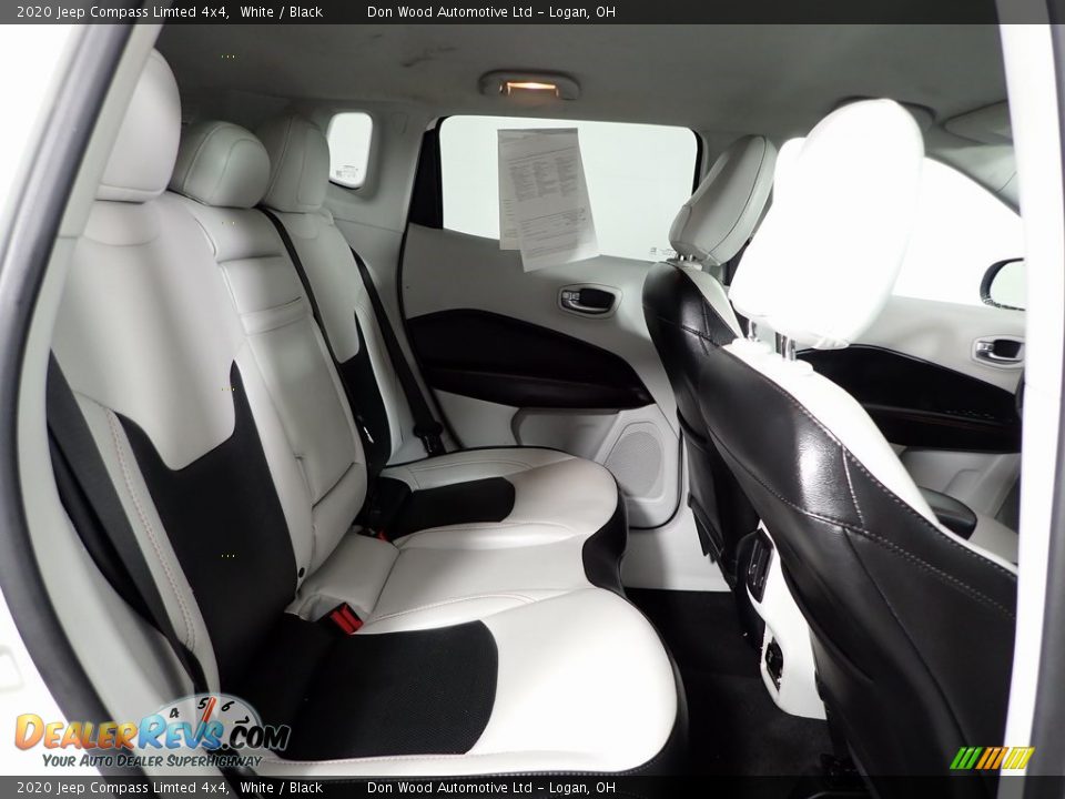 2020 Jeep Compass Limted 4x4 White / Black Photo #28