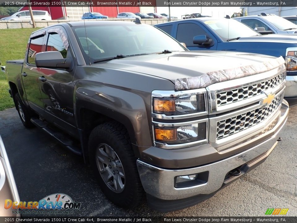 2015 Chevrolet Silverado 1500 LT Crew Cab 4x4 Brownstone Metallic / Jet Black Photo #4