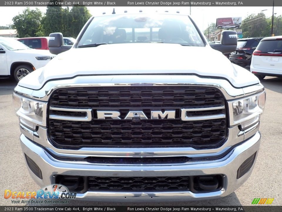 2023 Ram 3500 Tradesman Crew Cab 4x4 Bright White / Black Photo #9