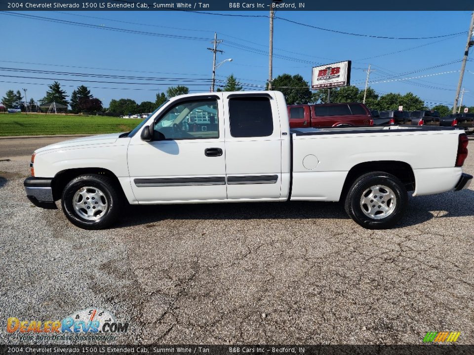 Summit White 2004 Chevrolet Silverado 1500 LS Extended Cab Photo #1