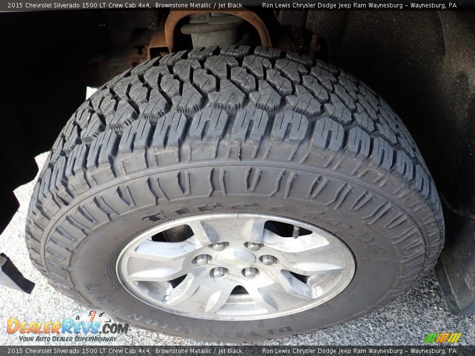 2015 Chevrolet Silverado 1500 LT Crew Cab 4x4 Brownstone Metallic / Jet Black Photo #5