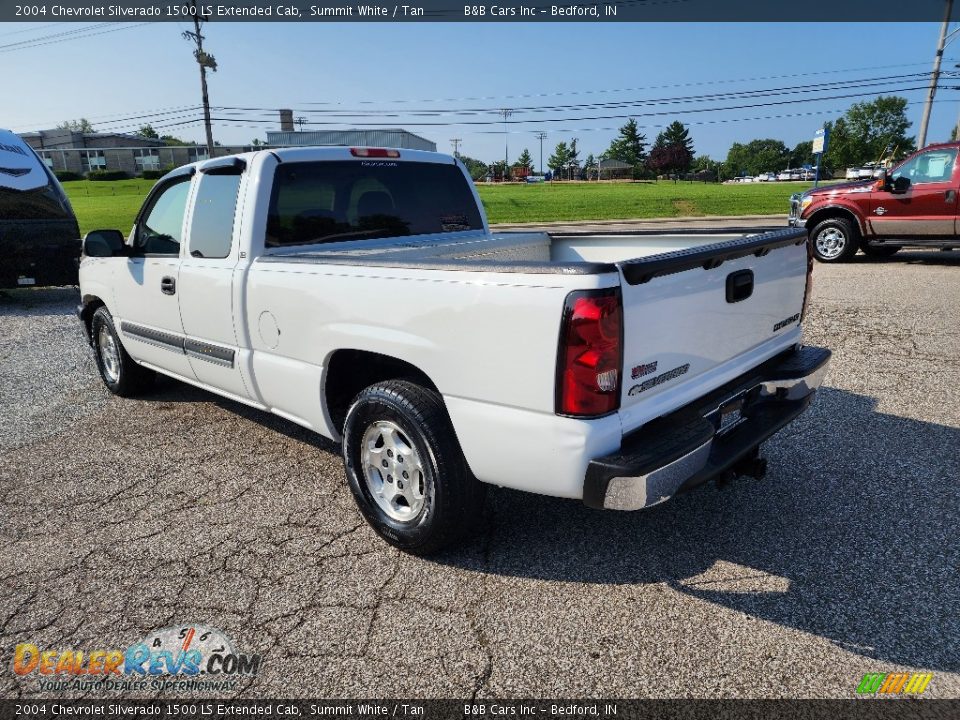 2004 Chevrolet Silverado 1500 LS Extended Cab Summit White / Tan Photo #2