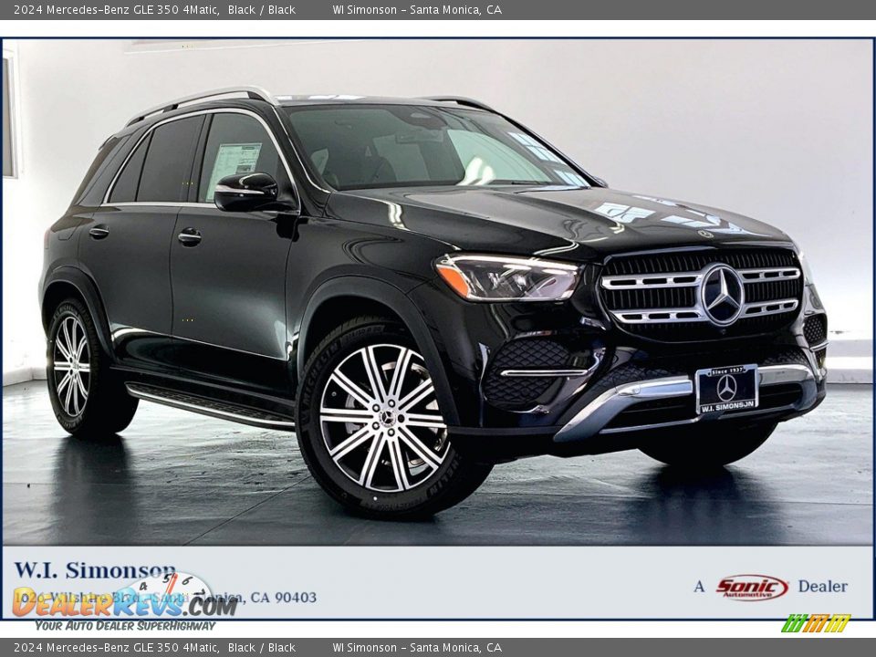 2024 Mercedes-Benz GLE 350 4Matic Black / Black Photo #1