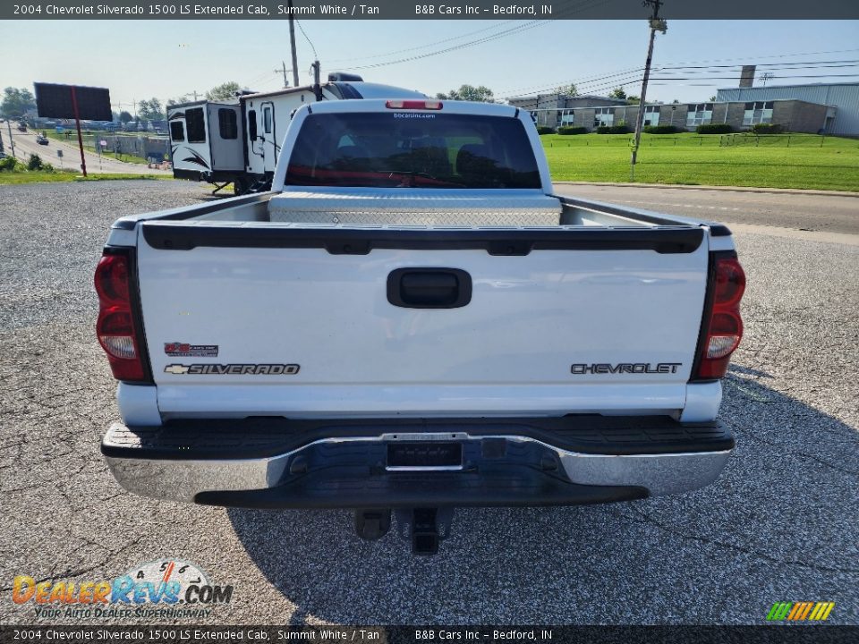 2004 Chevrolet Silverado 1500 LS Extended Cab Summit White / Tan Photo #3