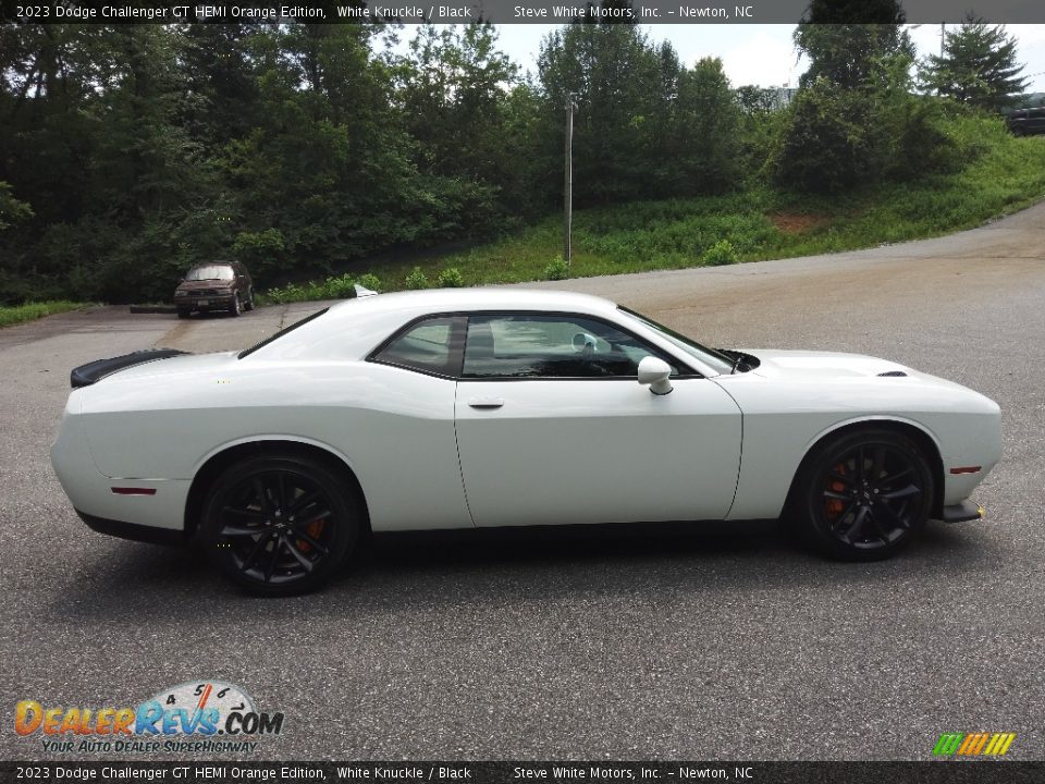 2023 Dodge Challenger GT HEMI Orange Edition White Knuckle / Black Photo #6