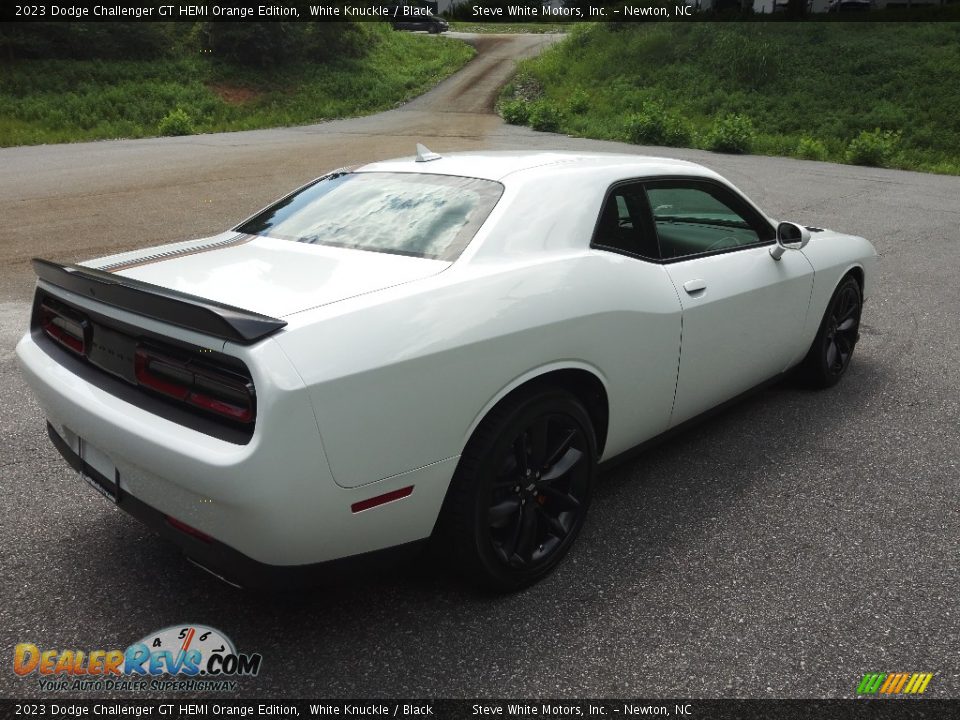 2023 Dodge Challenger GT HEMI Orange Edition White Knuckle / Black Photo #7