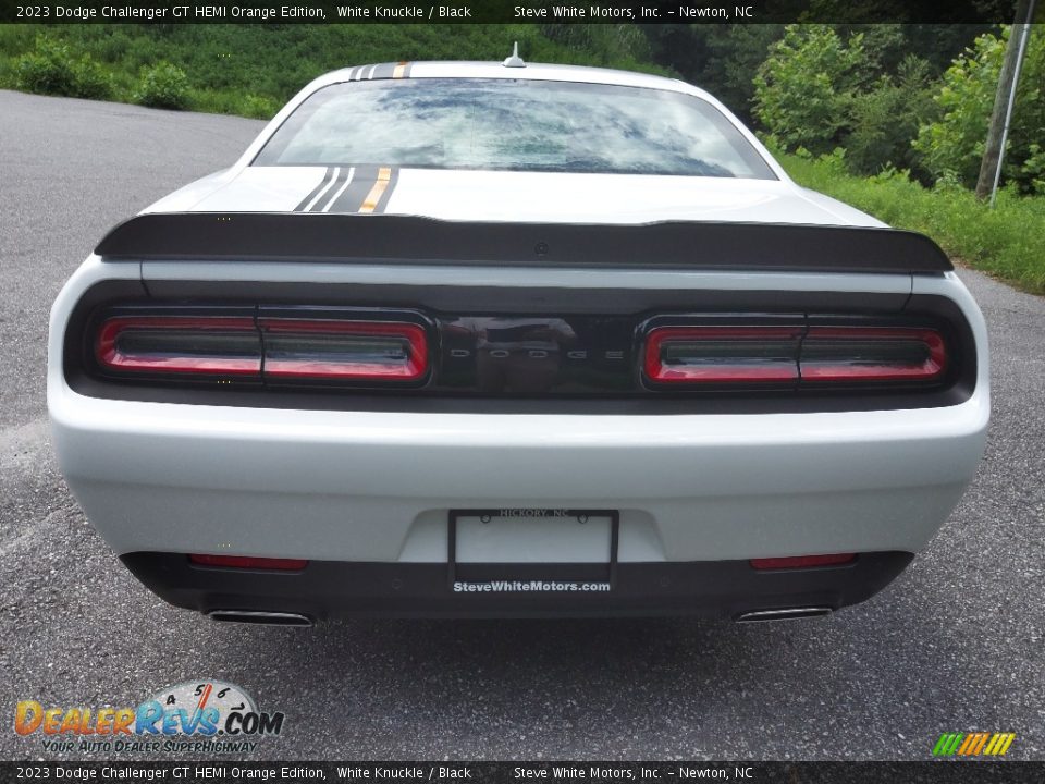 2023 Dodge Challenger GT HEMI Orange Edition White Knuckle / Black Photo #8