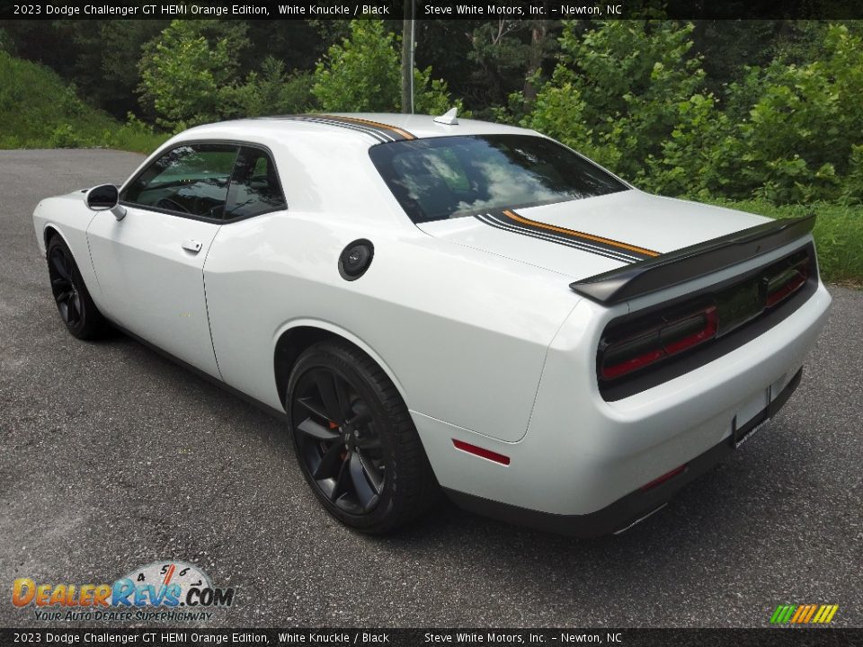 2023 Dodge Challenger GT HEMI Orange Edition White Knuckle / Black Photo #9