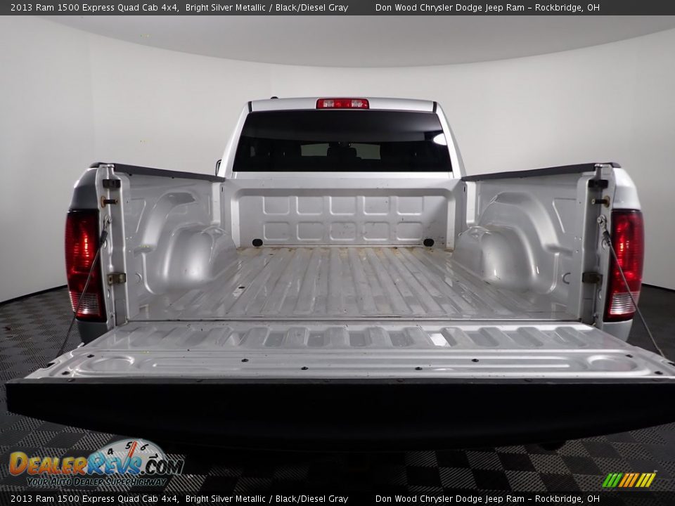 2013 Ram 1500 Express Quad Cab 4x4 Bright Silver Metallic / Black/Diesel Gray Photo #6