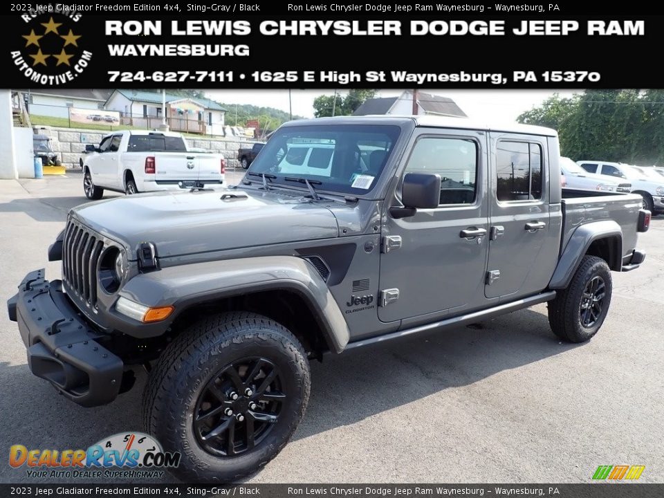 2023 Jeep Gladiator Freedom Edition 4x4 Sting-Gray / Black Photo #1