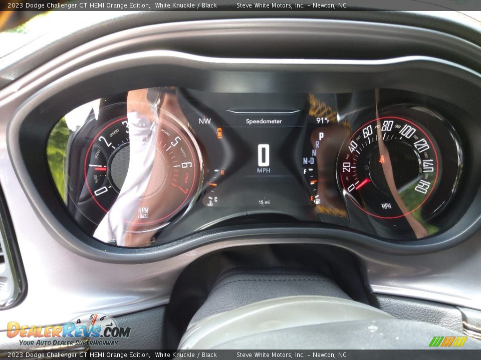 2023 Dodge Challenger GT HEMI Orange Edition Gauges Photo #17