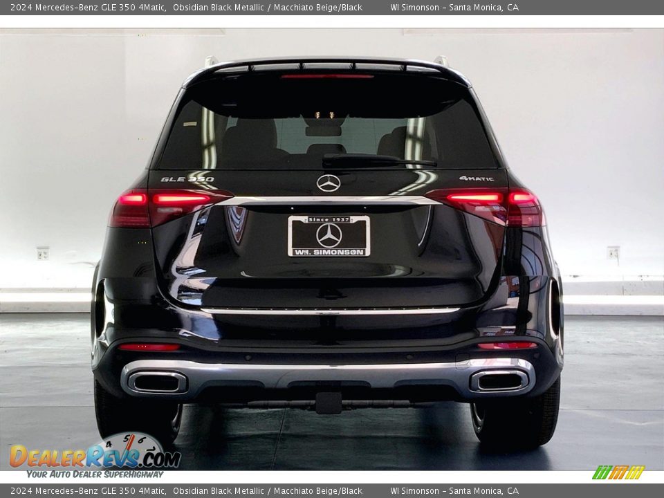 2024 Mercedes-Benz GLE 350 4Matic Obsidian Black Metallic / Macchiato Beige/Black Photo #3