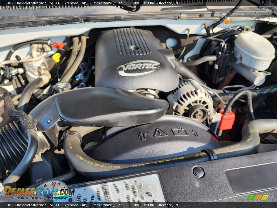 2004 Chevrolet Silverado 1500 LS Extended Cab 4.8 Liter OHV 16-Valve Vortec V8 Engine Photo #19
