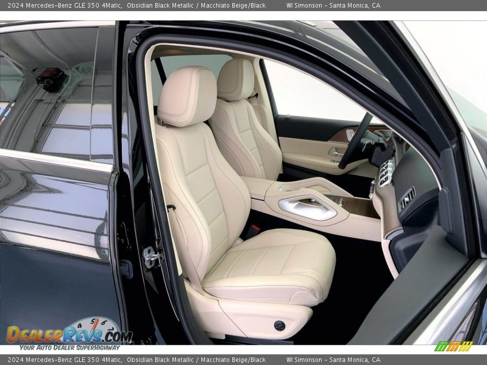 Macchiato Beige/Black Interior - 2024 Mercedes-Benz GLE 350 4Matic Photo #5