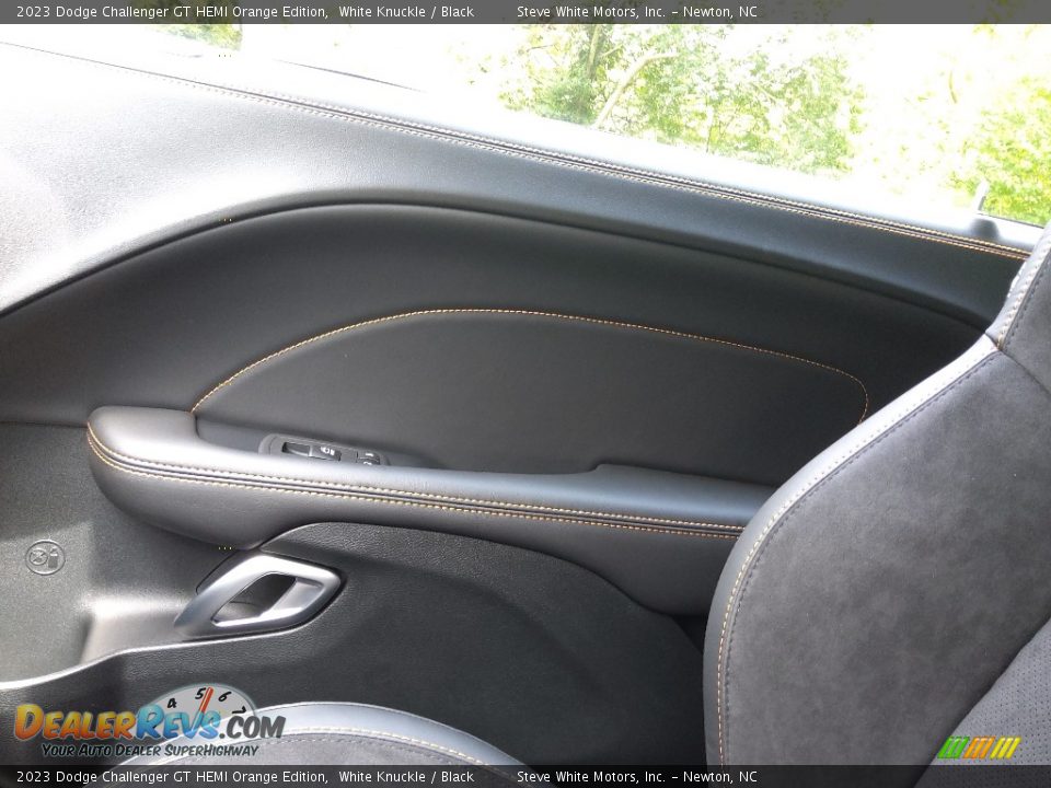 Door Panel of 2023 Dodge Challenger GT HEMI Orange Edition Photo #20