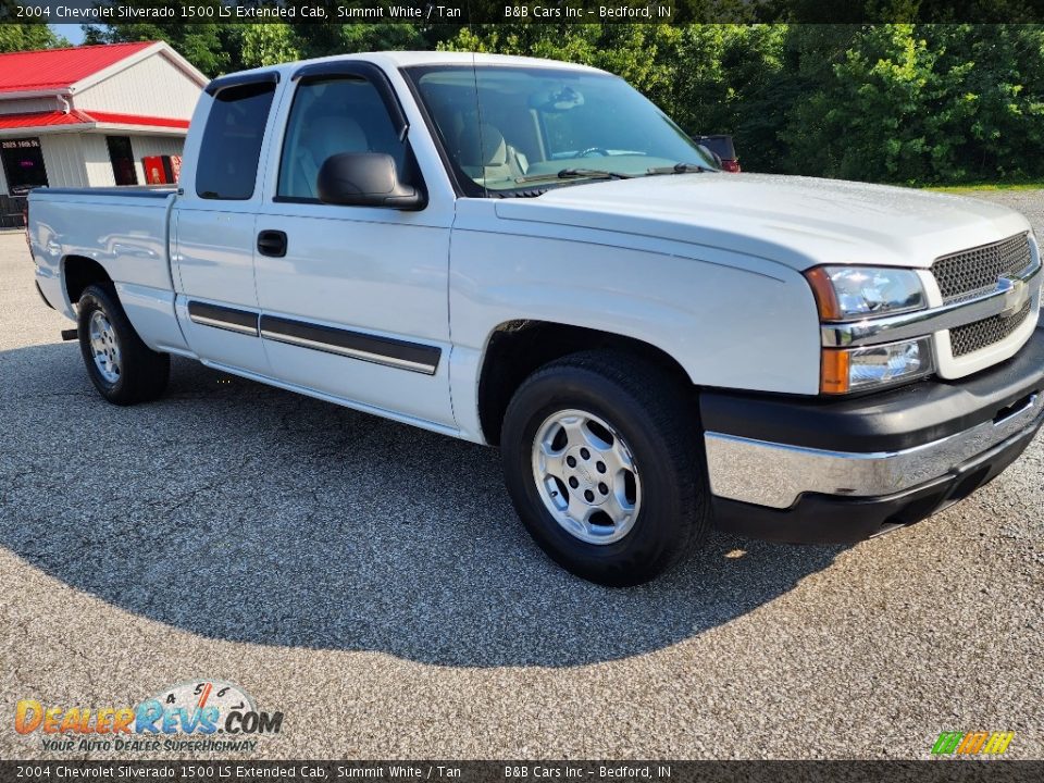 Summit White 2004 Chevrolet Silverado 1500 LS Extended Cab Photo #21