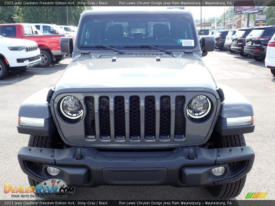 2023 Jeep Gladiator Freedom Edition 4x4 Sting-Gray / Black Photo #10