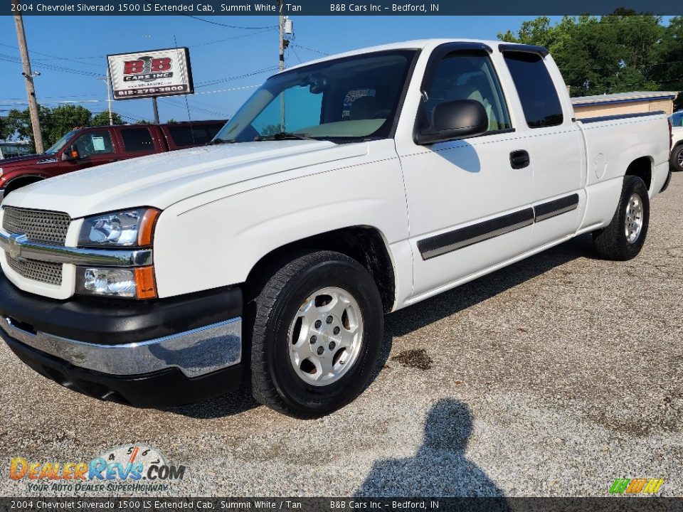 Summit White 2004 Chevrolet Silverado 1500 LS Extended Cab Photo #22