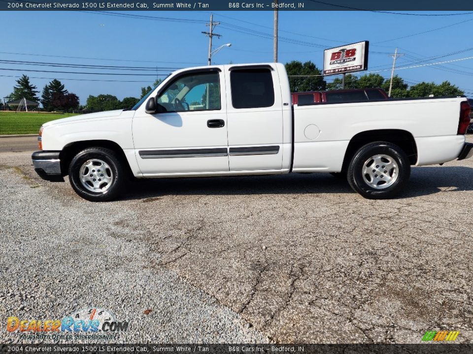 Summit White 2004 Chevrolet Silverado 1500 LS Extended Cab Photo #23