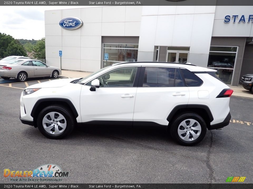 Super White 2020 Toyota RAV4 LE AWD Photo #2