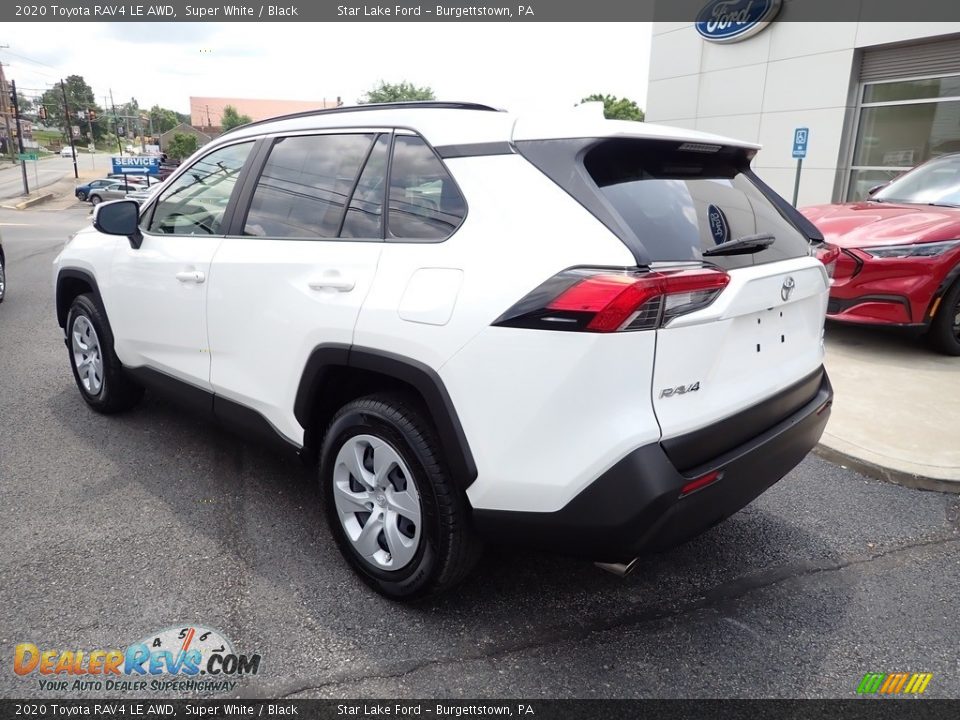 2020 Toyota RAV4 LE AWD Super White / Black Photo #3