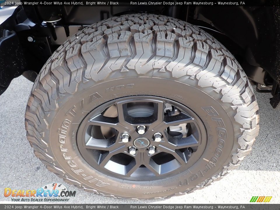 2024 Jeep Wrangler 4-Door Willys 4xe Hybrid Wheel Photo #11