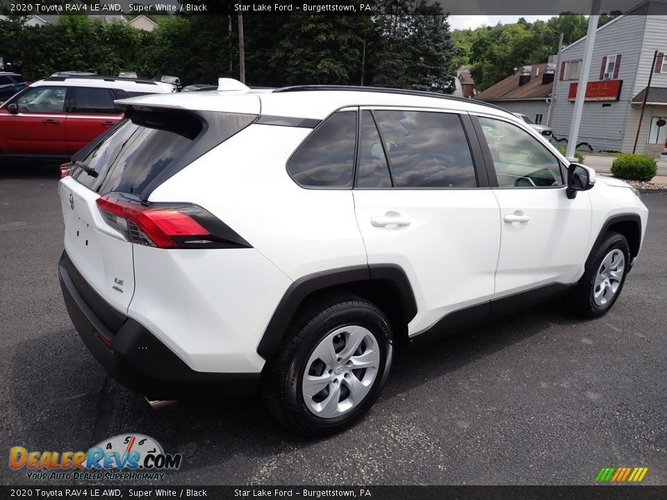 2020 Toyota RAV4 LE AWD Super White / Black Photo #5