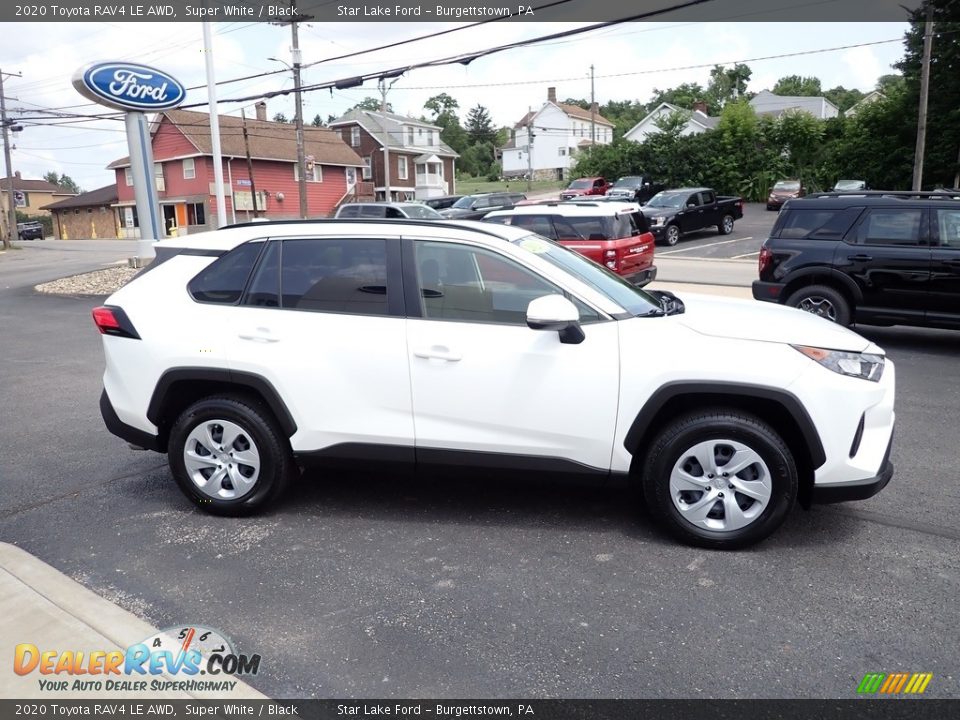 Super White 2020 Toyota RAV4 LE AWD Photo #6