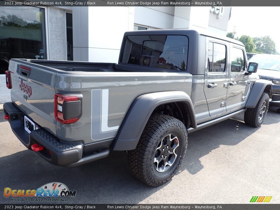 2023 Jeep Gladiator Rubicon 4x4 Sting-Gray / Black Photo #5