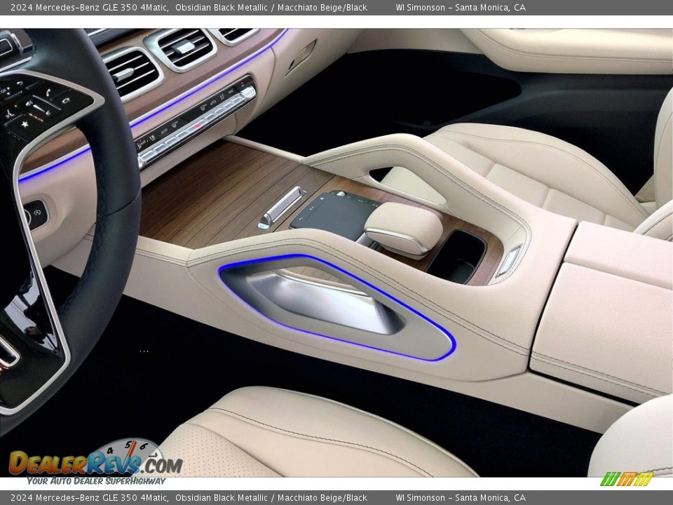 2024 Mercedes-Benz GLE 350 4Matic Obsidian Black Metallic / Macchiato Beige/Black Photo #8